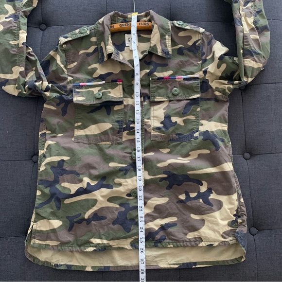 GAP Green and Brown Camo military Jacket - Picture 7 of 8